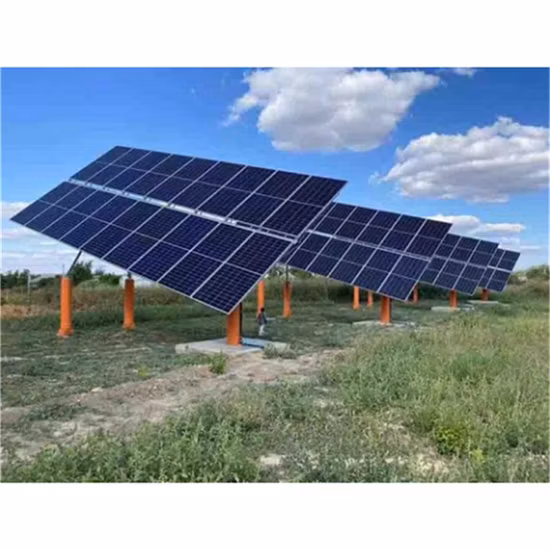 PV Solar Tracking Bracket Solar System Ground Dual Axis Solar Mounting System