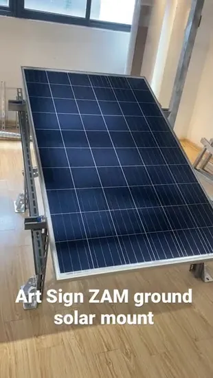 Solar Panel Supporting Zn Al Mg Coated Triangle Frame Flat Roof Solar Mounting Bracket