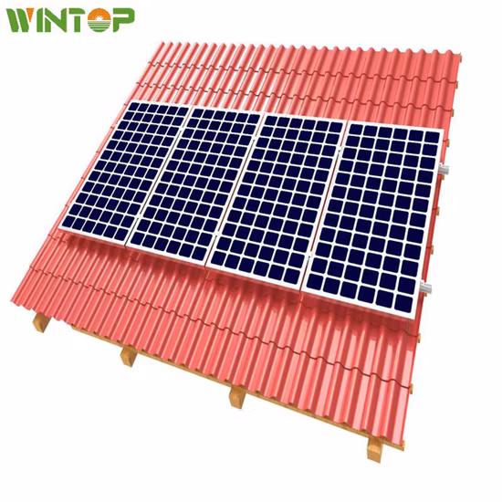 ソーラーピッチ瓦屋根ステンレスフック取付システム